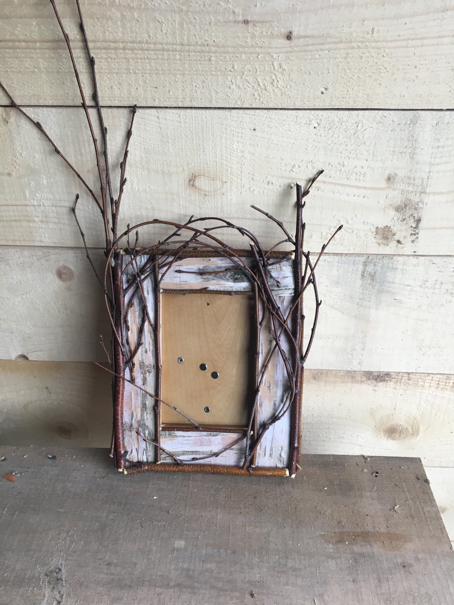 Birch Bark Picture Frame, rustic home decor, cabin decor, cottage decor, perfect wedding gift!