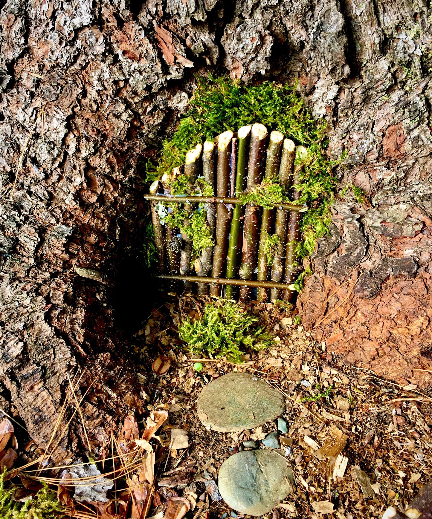 Fairy door, fairy garden decor, miniature furniture, doll furniture, fairy garden furniture