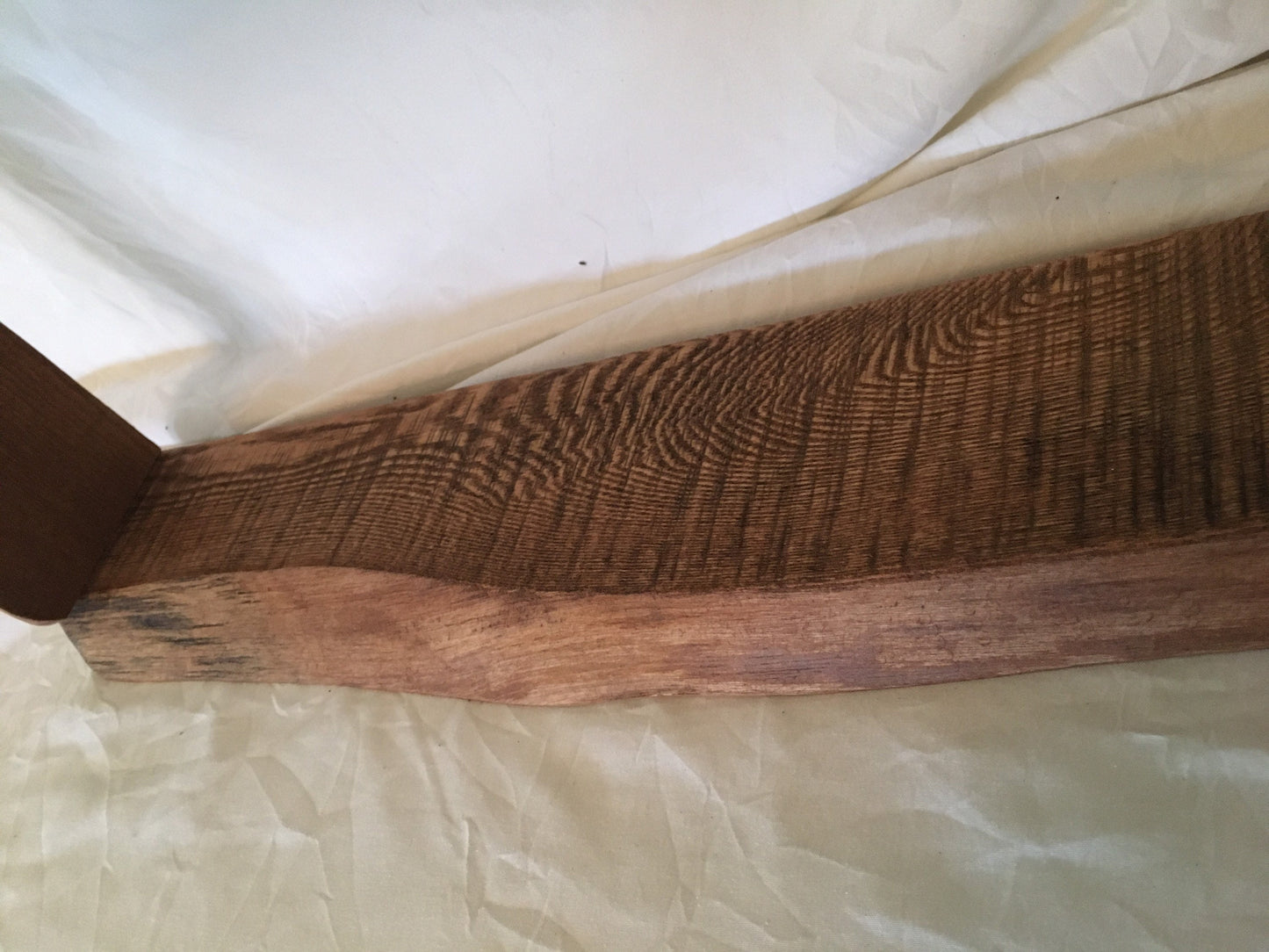 Live edge shelf hardwood