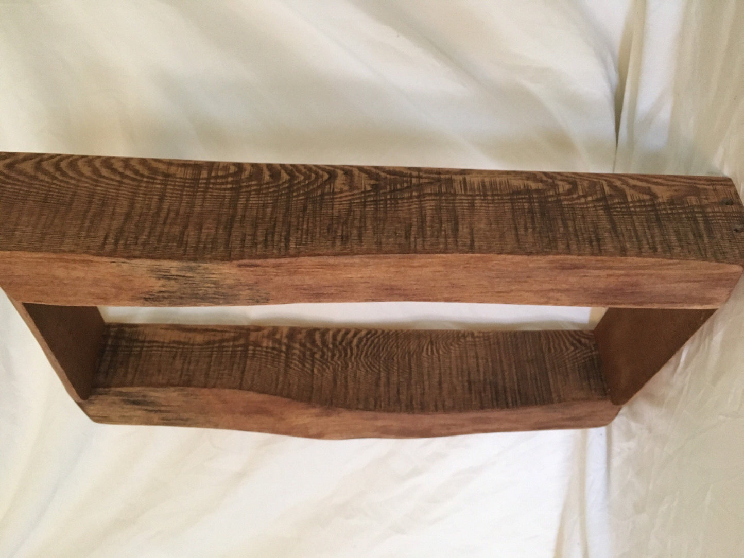 Live edge shelf hardwood