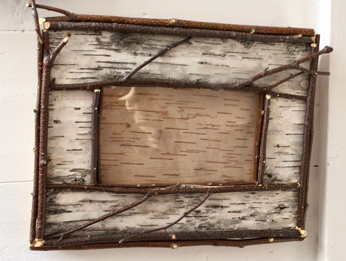 Birch Bark Picture Frame, rustic home decor, cabin decor, cottage decor, perfect wedding gift!